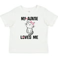 thumbnail image 3 of Inktastic My Auntie Loves Me Girls Baby T-Shirt, 3 of 5