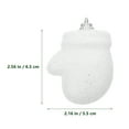 thumbnail image 2 of Craft Foam Balls 10pcs Christmas Santa Gloves Shape Ornaments Polystyrene Foam Mitten White Foam Ball Xmas Tree Hanging Decors For Diy Craft Christmas Decors 5.5cm, 2 of 6