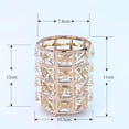 thumbnail image 6 of Makeup brush holder, storage container, crystal dressing table decoration, personalized foaming comb brush pen holder container, 6 of 9