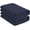 Navy Blue, variant on 6 Pack Fitted Hospital Bed Sheets with Elastic All Around for a Double Brushed Ultra Soft Breathable 100% Microfiber Sheets, 36” x 84” x 12”