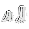 thumbnail image 2 of Bolsas de almacenamiento para botas, paquete de 4 bolsas impermeables para transporte de botas altas/cortas, organizador de botas, bolsa protectora para viajes, uso diario, negro, 2 of 5
