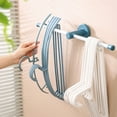 thumbnail image 2 of Storage Rack Clothing Holder Puncture-free No Drill Handily Install Convenience Multipurpose Sundries Mount Home Supplies Blue, 2 of 9