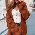 thumbnail image 5 of Yokua Plus size women's cardigan sweater autumn thick knitted sweater, 5 of 6