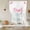 Light Pink, variant on Valentine's Day Tie Up Curtains for Windows, Balloon Window Shades, Pink Bowknot Ribbon Modern Minimalist Art Kitchen Window Treatments Roll Up Curtain for Basement/Nursery 52"x45"