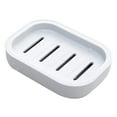 thumbnail image 5 of FXMLRLK 4Pcs Double Layer Draining Plastic Soap Dish, Plastic Bar Soap Holder Set, Suitable for Shower, Bathroom, Kitchen, Portable for Home, Travel & Daily Use (4 Colors), 5 of 9