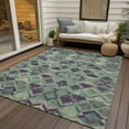 thumbnail image 6 of Addison Rugs Chantille Indoor/Outdoor Transitional Geometric Seafoam Washable Rectangle Rug, 10' x 14', 6 of 6