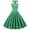 Green - Button, variant on IBTOM CASTLE Women's Vintage Polka Dot Audrey Dress 1950s Halter Retro Cocktail Prom Dress Rockabilly Wedding Hepburn 50's 60's Party Swing Gown S Blue - Pleated