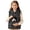 Black, variant on Kids' Polka Dot Cat Pouch Hoodie Sweatshirt with Pet Carrier Pocket
