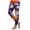 Red, variant on COMVALUE Women's Halloween Pumpkin Skulls Printed Ankle Elastic Tights Legging Halloween White Size M