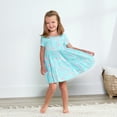 thumbnail image 5 of Infant & Toddler Girls Rainbow Sky Short Sleeve Twirl Dress, 5 of 8
