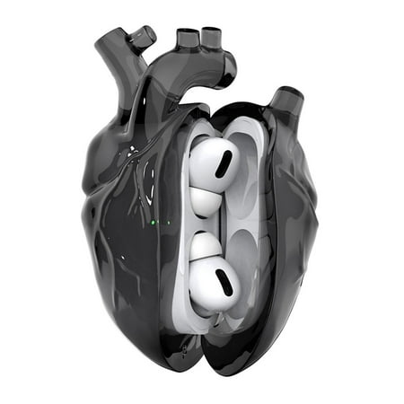 Clear Liquid Silicone Earphone Covers For Earbuds With Unique Heart Designs Earphones Case