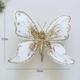 thumbnail image 2 of Christmas Decorations Ornament Christmas Tree Decoration Accessories Gold White, 2 of 9