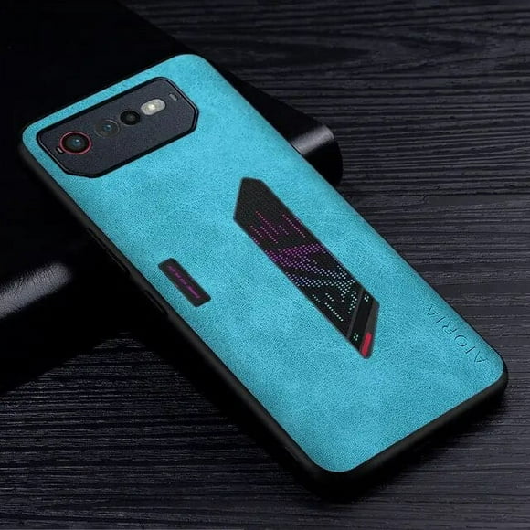 Premium PU Leather Case for Asus ROG Phone 7 6 Scratch-Resistant Solid Color Protective Cover LXY