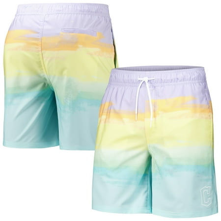 Men s G-III Sports by Carl Banks Cleveland Guardians Perfect Game Volley Board Shorts