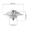 thumbnail image 5 of MOMOJIA Upgraded Tub Stopper Efficient Bathtub Drain Plug with Hair Filter Aluminum, 5 of 8