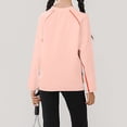 thumbnail image 6 of Eltusu Girls Sun Protection Tops, Casual Crew Neck Quick Dry UPF50+ Long Sleeve Rash Guard Pink Size 11-12 T, 6 of 8