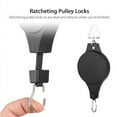 thumbnail image 5 of 4 Pack Hook Pulley, Retractable Hanger Easy Reach Hanging Flower Basket for Garden Baskets Pots and Birds Feeder Hang High up and Pull Down to Water Or Feed, 5 of 10