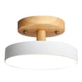 thumbnail image 1 of Yuarrent Luz de techo de pasillo Luz Luz de techo redonda Luz de techo de pasillo concisa con luz blanca cálida Resalte Lente LED para hotel Iluminación y accesorios Yuarrent HA022105-00, 1 of 1