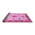 thumbnail image 2 of Ahgly Company Indoor Square Oriental Pink Modern Area Rugs, 7' Square, 2 of 4