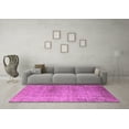 thumbnail image 3 of Ahgly Company Indoor Round Oriental Pink Industrial Area Rugs, 3' Round, 3 of 4