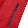 thumbnail image 6 of FRSASU Men's Leisure Cargo Pants Relaxed Fit Outdoor Hiking Camping Fishing & Construction Sports Work Trendy Trousers Red, 6 of 9