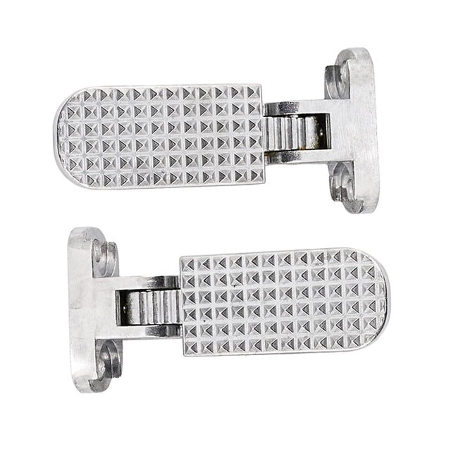 Pedales traseros para bicicleta eléctrica, 2 uds., pedales para patinete, plegables hacia abajo, anchos hacia arriba, pedales de bicicleta de