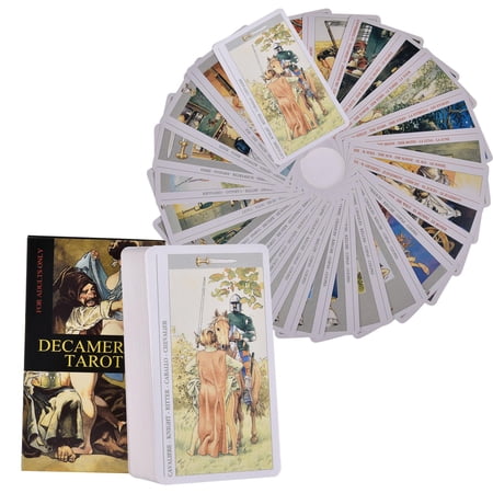 Decameron Tarot Cards Mordern Witch Angels Series Everyday Witch Oracle Cards PDF Guideboock English board games