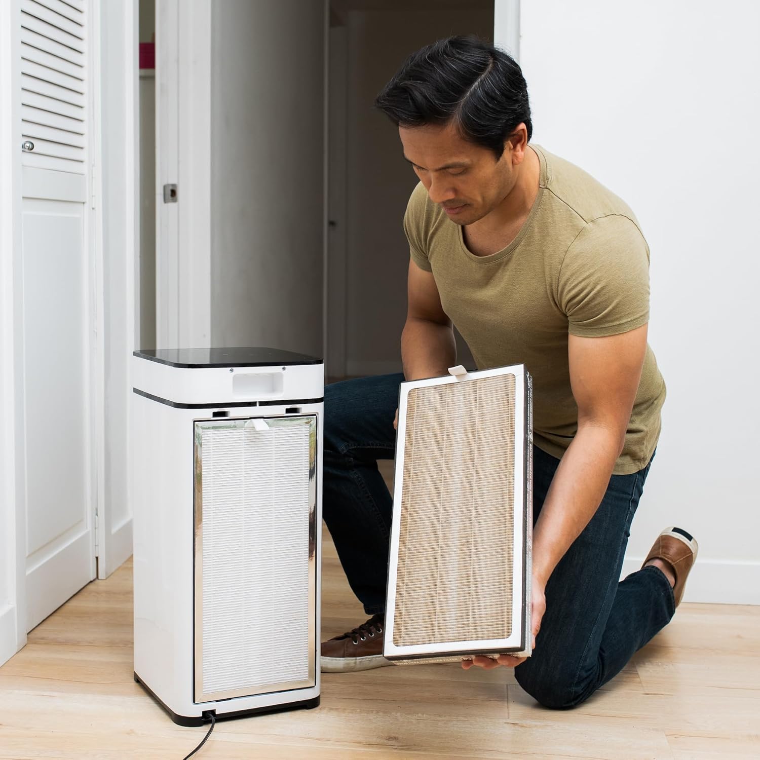Air Purifier Medical Grade True HEPA H13 Genuine Replacement Filter (ME-40, 2-Pack)