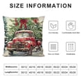 thumbnail image 5 of SHANXI Christmas Throw Pillow Case Rustic Throw Cushion Case 18x18in, 5 of 5