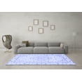 thumbnail image 3 of Ahgly Company Machine Washable Indoor Rectangle Persian Blue Traditional Area Rugs, 8' x 10', 3 of 4