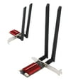 thumbnail image 1 of PCIe WiFi Adapter, WiFi 6E PCIe Card Low Latency  for Desktop Computer, 1 of 7