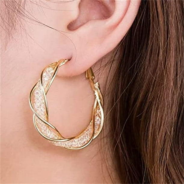 WILLBEST Aretes Para Perforaciones De Oreja Pendientes De Moda