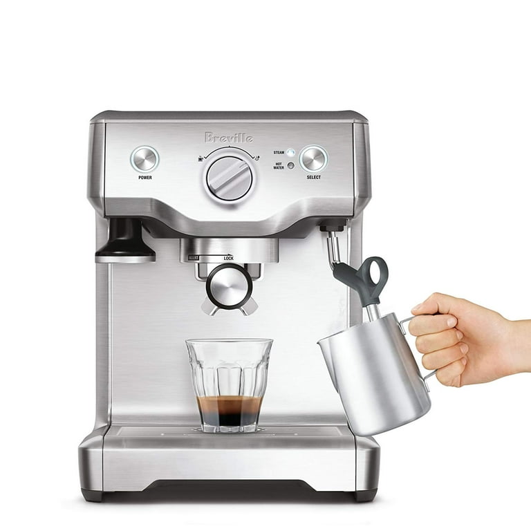 Breville Barista Coffee Cafe Duo Temp Pro Espresso Machine 61oz Stainless Steel BES810BSS Walmart