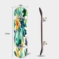 thumbnail image 3 of Skateboards for Beginners Seamless tropical flower leaf 31"x8" Maple Double Kick Concave Boards Complete Skateboards Outdoor for Adults family friends Gifts, 3 of 5