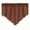 Coffee, variant on Beaded Tassels Sheer Valance Curtain Semi-Sheer Light-Filtering Rod Pocket Kitchen Valance Curtain Beads Window Valance, for Living Room Bedroom Cafe 51 x 24 Inch