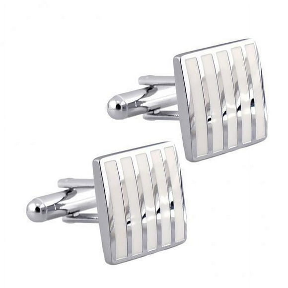 2x Formal Cuadrada de Latón para Hombres únicos, Gemelos,