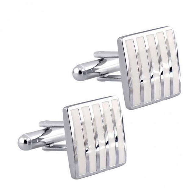 2x Formal Cuadrada de Latón para Hombres únicos, Gemelos,