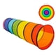 thumbnail image 1 of 26-27 Rainbow Play Tunnel Toy for Babies Toddlers Indoor & Outdoor Tunnel Toy for Kids to Crawl Through, 1 of 5