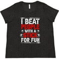 thumbnail image 3 of Inktastic Pool Billiards Game Women's Plus Size T-Shirt, 3 of 5