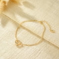 thumbnail image 4 of Anklet Bracelets for Women Gold Plated Dainty Waterproof Anklet Charm Bracelet Summer Beach Foot Jewelry, 4 of 5