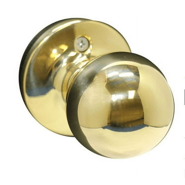 Pamex Southgate Half-Dummy Door Knob Trim in Polished Brass