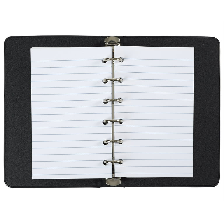 Mead Loose-Leaf Memo Book, Narrow Ruled, 6 Rings, 5