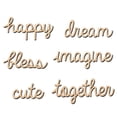 thumbnail image 6 of 6 Pieces Words Alphabets For Family Tree Home Decoration, 6 of 7
