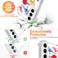 thumbnail image 2 of Dinosaur Collage Clear Case for Samsung Galaxy S22,Aesthetic Art Design Case for Men Women,Unique Trendy Transparent TPU Bumper Case Cover, 2 of 5