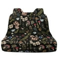 thumbnail image 5 of Drydeepin Cottagecore Mushroom Snail Moth Fern Car Seat Covers for Backseat, Rear Bench Seat Cover Towel Saddle Blanket Seat Protector Universal Auto Accessories for Trucks Van SUV, 5 of 7