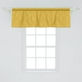 thumbnail image 2 of Ambesonne Yellow Damask Window Valance, Plant, 54" X 18", Earth Yellow Pale Yellow, 2 of 3