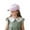 Pink, variant on Bobifish Girls Baseball Cap Cat Embroidery Gradient Colors Hat Stylish Daily Wear Baseball Hat For Sun Protection