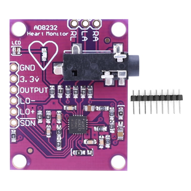 Módulo Sensor Monitor ECG Medición Fisiológica Pulso Cardíaco