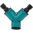 thumbnail image 4 of Double Y Valve Garden Hose Splitter, Big Expansion With Quick Connection To Water Pipes, Durable Material For Rust-Resistant Durability, Outdoor Watering Tool For Wide Application, 4 of 5
