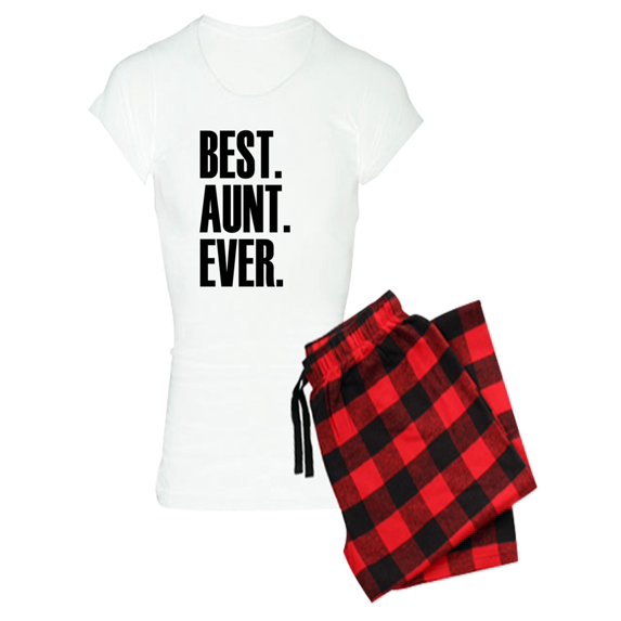 CafePress - Best Aunt Ever Pajamas - Women's Light Pajamas